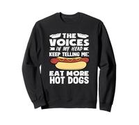 The Voices Hot Dog Lover Come Más Hot Dogs Sudadera