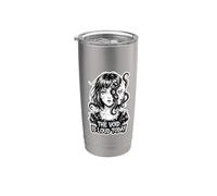 The Void is Loud Today Espeluznante Japonés Horror Manga Anime Vaso térmico de acero inoxidable de doble pared