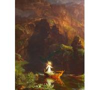 The Voyage of Life (Childhood) - Thomas Cole - Large Notebook: 120 Lined Pages, College Ruled, 8.5"x 11" Journal Diary Notepad