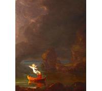 The Voyage of Life (Old Age) - Thomas Cole - Large Notebook: 120 Lined Pages, College Ruled, 8.5"x 11" Journal Diary Notepad