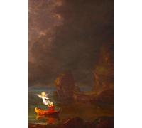 The Voyage of Life (Old Age) - Thomas Cole - Notebook: 120 Lined Pages 6" x 9" Journal Diary Notepad