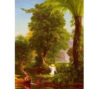 The Voyage of Life (Youth) - Thomas Cole - Large Notebook: 120 Lined Pages, College Ruled, 8.5"x 11" Journal Diary Notepad