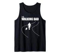 The Walking Dad Bulldog Francés Idea de Regalo para el Día del Padre Camiseta sin Mangas