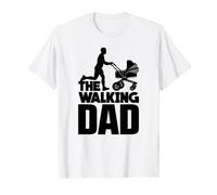 The Walking Dad Happy Father's Day, Dad Short Sleeve Graphic Camiseta