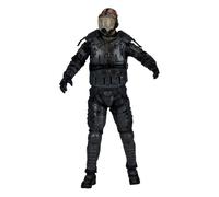 The walking dead action figure gas mask zombie (season 4) 13 cm