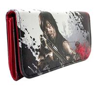 The Walking Dead Daryl Dixon Arco Cartera Tri-Fold con Bolsillo para Monedas & Tarjetero, Multicolor