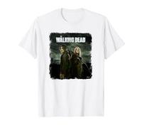 The Walking Dead Daryl y Carol Temporada 11 Camiseta, Hombre, Blanco, 4XL