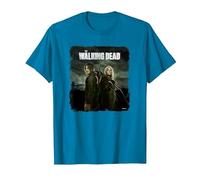 The Walking Dead Daryl y Carol Temporada 11 Camiseta, Hombre, Zafiro, 3XL