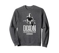 The Walking Dead Dixon Addiction Sudadera, Unisex para Adultos, Jaspeado Oscuro, S