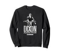 The Walking Dead Dixon Addiction Sudadera, Unisex para Adultos, Negro, L