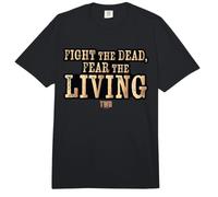 The Walking Dead Fight The Dead Fear The Living Comfort Colors Adult Heavyweight T-Shirt