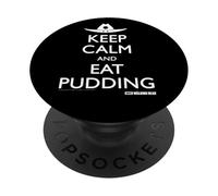 The Walking Dead Keep Calm Eat Pudding PopSockets PopGrip Adhesivo