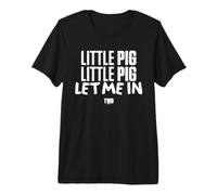 The Walking Dead Little Pig Let Me In Negan Camiseta Premium