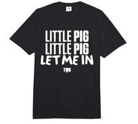 The Walking Dead Little Pig Let Me In Negan Comfort Colors Adult Heavyweight T-Shirt