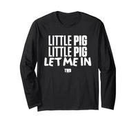 The Walking Dead Little Pig Let Me In Negan Manga Larga