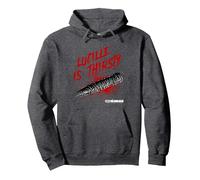 The Walking Dead Lucille is Thirsty Sudadera con Capucha, Unisex para Adultos, Jaspeado Oscuro, M