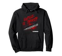 The Walking Dead Lucille is Thirsty Sudadera con Capucha, Unisex para Adultos, Negro, S