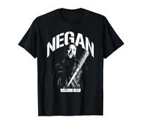 The Walking Dead Negan Mono Camiseta, Hombre, Negro, S
