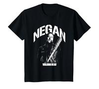 The Walking Dead Negan Mono Camiseta, Niños, Negro, 6 años