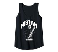 The Walking Dead Negan Mono Camiseta sin Mangas, Mujer, Negro, M