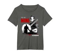 The Walking Dead Negan You Are Mine Camiseta, Mujer Tallas Grandes, Asfalto, 6XL Grande