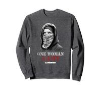 The Walking Dead One Woman Army Sudadera, Unisex para Adultos, Jaspeado Oscuro, XL