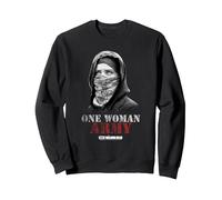The Walking Dead One Woman Army Sudadera, Unisex para Adultos, Negro, L