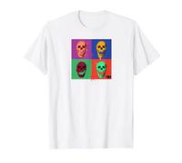 The Walking Dead Skull Pop Camiseta, Hombre, Blanco, XL