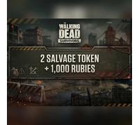 The Walking Dead: Survivors - 2 Salvage Token + 1,000 Rubies Direct Top-Up - GLOBAL