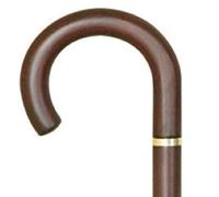 The Walking Stick Company Smart - Bastón de madera (mango de goma, mango de madera de haya, 92 cm)