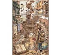 The Wanderer’s Library: A Journey Through World’s Finest Antique Bookstores: Vintage Illustration Art Book and Lined Journal for Bibliophiles - Hand-Drawn Colored Pencil Sketches