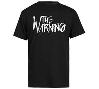 The Warning Is A Rock Camiseta Negra Masculina T-Shirt de Manga Corta Male Black tee Men Short Sleeve T-Shirt