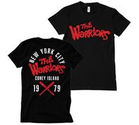 The Warriors Licenciado Oficialmente Coney Island Camiseta (Negro), Small