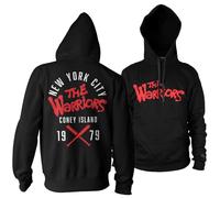 The Warriors Licenciado Oficialmente Coney Island Sudaderas con Capucha (Negro), Large