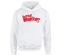 The Warriors - Sudadera con capucha para hombre, diseño retro de la película de los años 70, blanco, XL