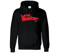 The Warriors - Sudadera con capucha para hombre, diseño retro de la película de los años 70, Negro, XL