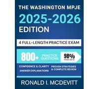 The Washington MPJE 2025-2026 Edition: Your Complete Roadmap to Navigating Pharmacy Law, Featuring Targeted Review, Realistic Practice Questions, and Clear Legal Breakdowns.