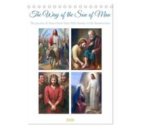 The Way of the Son of Man (Desk Calendar 2026 DIN A5 portrait), CALVENDO 12 Month DeskCalendar: A quiet journey through Holy Week - in images of devotion, suffering, and resurrection