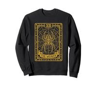 The Weaver Tarot Card Oculto Araña Bruja Goth Sudadera