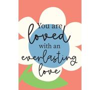 The Wee Sparrow Cuaderno A5 con texto en inglés "You Are Loved Flower"