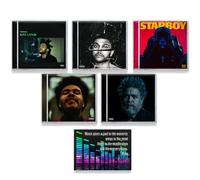 The Weeknd - Discografía completa de estudio Kiss Land/Beauty Behind the Madness/Starboy/After Hours/Dawn FM con tarjeta de arte adicional