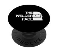 The Welder Face Das Soldador Face PopSockets PopGrip Adhesivo