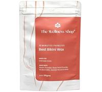 The Wellness Shop - Cera en polvo para bikini, 10 minutos, cera de depilación a base de hierbas, fácil de usar en casa, sin productos químicos, sin irritación, sin erupciones para mujeres y niñas (100