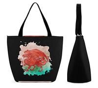 The Welsh Red Dragon Bolso de compras grande reutilizable con impresión personalizada para mujer