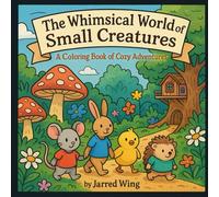 The Whimsical World of Small Creatures: A Coloring Book of Cozy Adventures