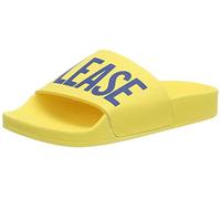 The White Brand Beach Please, Sandalias con Punta Abierta Unisex niño, Amarillo (Yellow Yellow), 29 EU