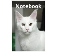 The White Cat Notebook: Small Password Book Large Print For Cat Lovers, Password Keeper Notebook to Track & Organize Your Internet Logins & Other Important Stuff, 6x9 Inches