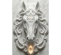 The White Light Horse Frequency Notebook: A Dotted Line Notebook for Spiritual Illumination, Inspiration, and Intuitive Writing - 124 Pages for Sacred Expression