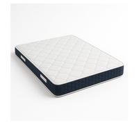 The white stone colchón 140x190 cm, altura 30 cm, con muelles ensacados y memory foam | hipoalergénico y transpirable | materiales certificados made in italy