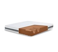 The white stone colchón 90x190 cm en espuma antibacteriana| altura 25 cm | funda 3d air hipoalergénica | colchón ortopédico 7 zonas termosensible